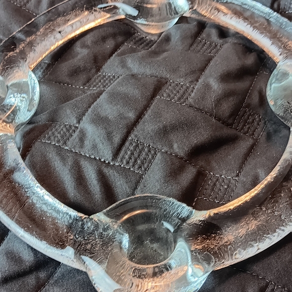 Glass Candelabra with 4 candlesticks - Picture 7 of 7